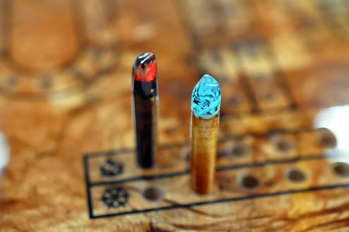 Custom Burl Pegs